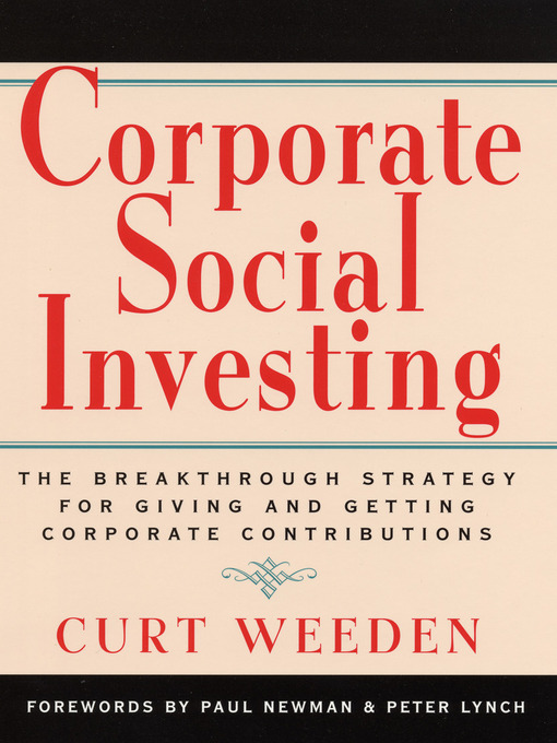 Title details for Corporate Social Investing by Curt Weeden - Available